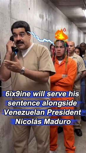 6ix9ine revealed he would be serving his sentence alongside the President of Venezuela! #6ix9ine #rapper #venezuelanpresident #nicolásmaduro #Luigi