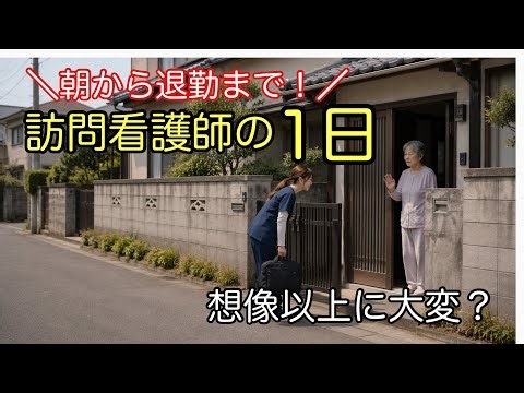 訪問看護師の1日｜移動、ケア、ハプニング…想像以上に大変って本当？
