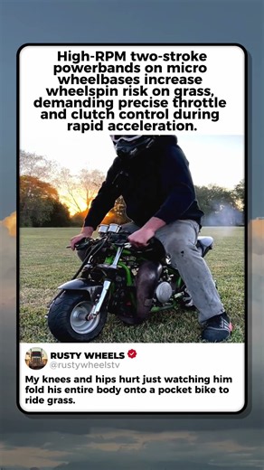 CRAZY TWO STROKE MINI BIKE LAUNCH