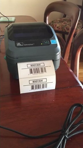 Zebra GK420D Test Print [Deal By Timmy]