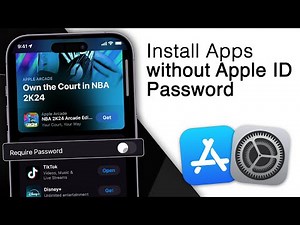 How To Install Apps Without Apple ID Password! [iOS 17]