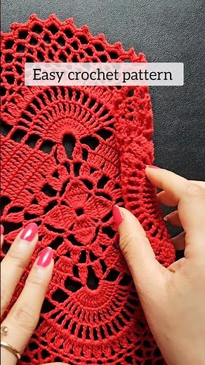 Crochet This Gorgeous Square Doily FAST #crochetworldcreations