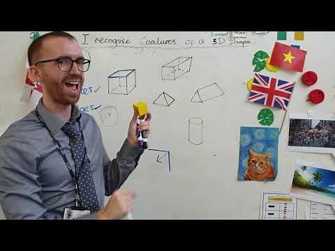 Maths - features of 3D shapes - KS2