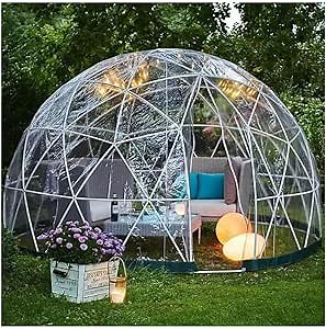 Garden Igloo Tent 12 FT Bubble Tent for Winter Camping Can Accommodate 5-7 People with Free 32 FT Light String for Outdoor Dining Backyard Camping Stargazing