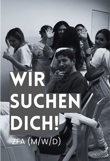 Ursprüngliche Stellenausschreibung für Zahnärzte