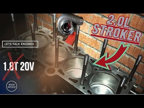 EP 2 ~ VW 1.8T 20V BIG TURBO BUILD 500HP+ 2.0L STROKER FORGED ENGINE Build , $2000 turbo