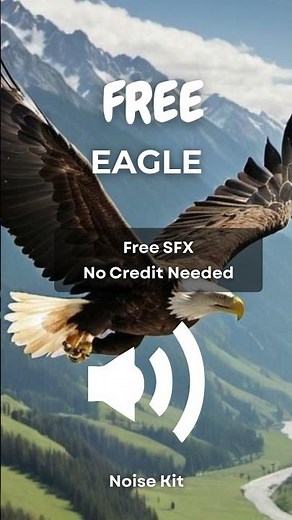 FREE EAGLE Scream Sound Effect | No Credit Needed #freesoundeffects #free #soundfx #birdsound #eagle