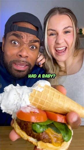 We Turned ICE CREAM into BURGERS!? 🍔🍦😋 #shorts #foodfusion