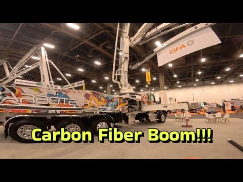 CARBON FIBER Boom Pump from Cifa at World of Concrete 2026 Las Vegas