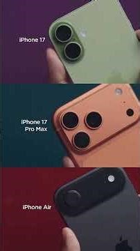 iPhone 17 Sync: Triple Unboxing & Comparison.