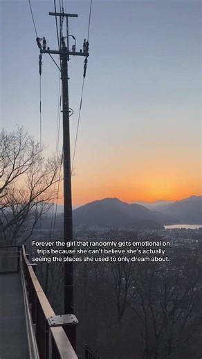 Just feeling really, really grateful for this life 🥹 We randomly decided to take the cable car… and