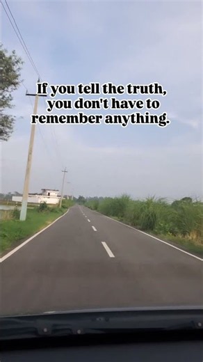 Honesty is the easiest thing to remember. 🖤⚡Something real in the pinned comment 👇