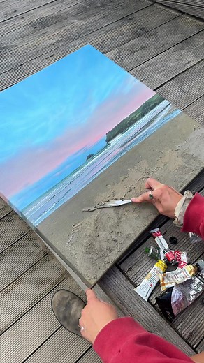Transform Your Oil Paintings with a Unique Sand Technique