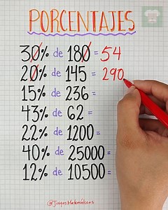 456K views · 10K reactions | Aprende a calcular porcentajes ✅ Fácil ✅ | Juegos Matemáticos | Facebook