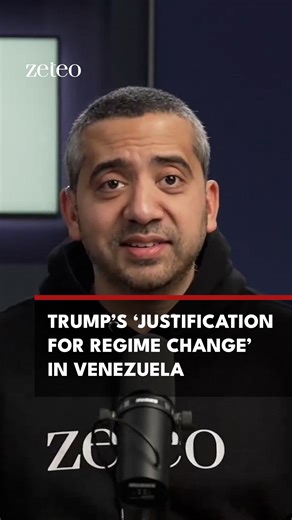 Zeteo on Instagram: "“Show me a US regime change that's gone well.” Watch @mehdirhasan and @premthakk discuss the ‘Donroe Doctrine’ and Trump’s justification for regime change in Venezuela in this latest episode of ‘Ask The Editor’. Visit zeteo.com to see more of their discussion or tap the link in bio."
