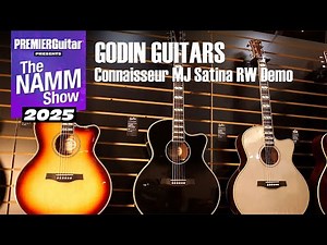 Godin Guitars Connaisseur MJ Satina RW Demo | NAMM 2025