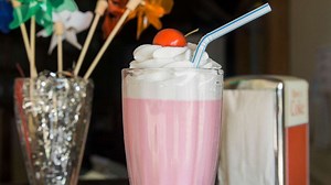 Creamy, homemade milkshake recipe from old school ice cream parlor