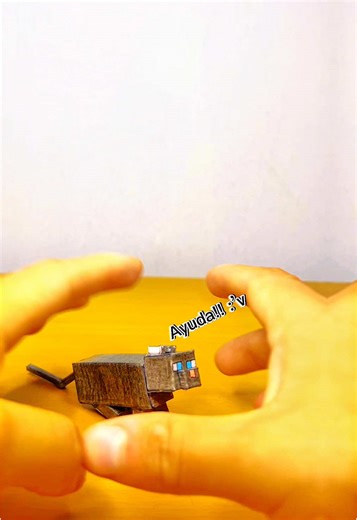 Crea tu mascota en Minecraft con papercraft