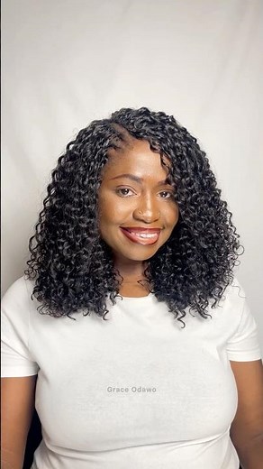 Feather Crochet Hair Install|No Leave Out Crochet Braids hairstyle