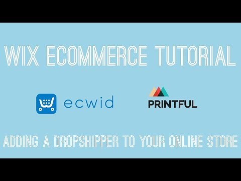 Adding A Dropshipper To Your Online Store in Wix - Wix Ecommerce Tutorial