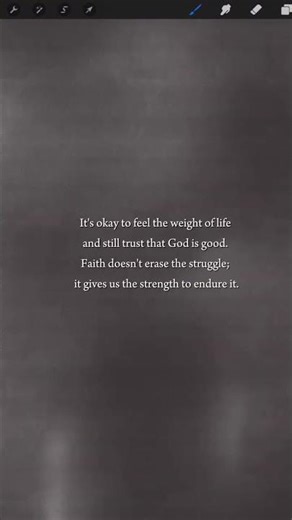 Faith gives us the strength to endure the struggle #shorts