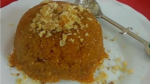 Halva - Domaća halva recept sa kukuruznim brašnom i orasima. Turska poslastica.
