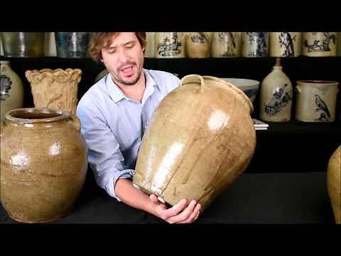 Three Great Examples of Stoneware by Dave, the Enslaved Potter of SC