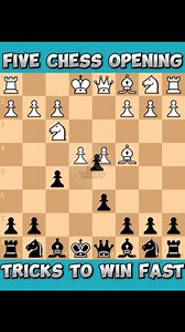 Five Opening Tricks to Win Fast 📖♟️🔥 #chessmaster | Chess Master