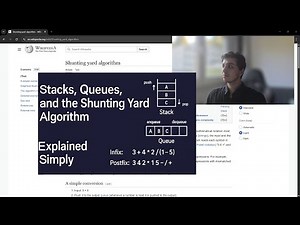 Stacks, Queues, and the Shunting Yard Algorithm Explained Simply