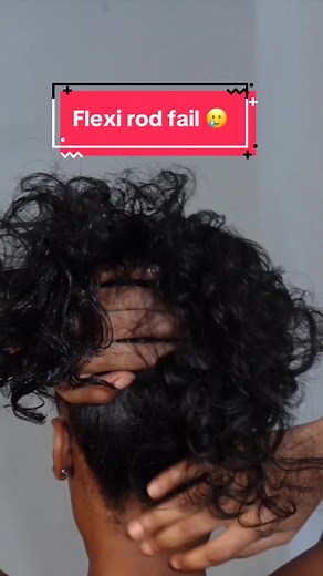 Flexi Rod Fail: High Curly Ponytail Success