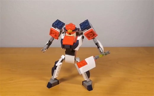 乐高MOC教程 31088套内 蓝手指机甲 拼搭指南