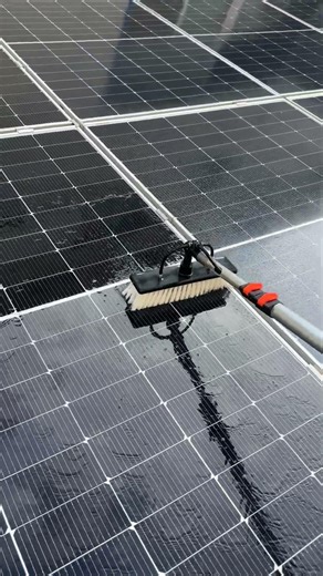 The Most Cost-Effective Way to Clean Solar Panels: Sunnova S1 Manual Brush 💧