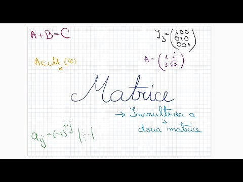 Matrice: inmultirea a doua matrice
