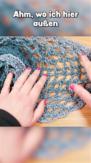 Lightweight spring shawl in a chain stitch pattern #shorts #greatwool #crochet