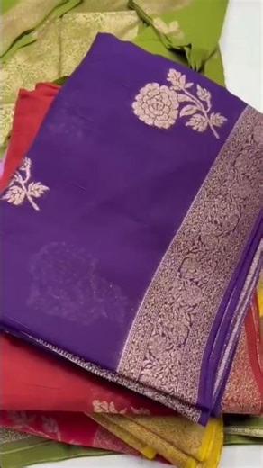 Raw mangoe tussar with copper jari❤️Premium bamboo tussar❤️With lines all over saree border less