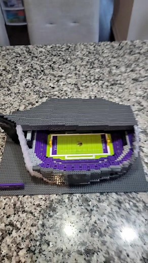 got to love tye Macho Man classic interviews and he is a classic build of US Bank Stadium @FOCO @Vikings #nfl #football #minnesota #vikings #usbankstadium #brxlz #stadiumseries #brxlzstadium #teamfoco #gofoco