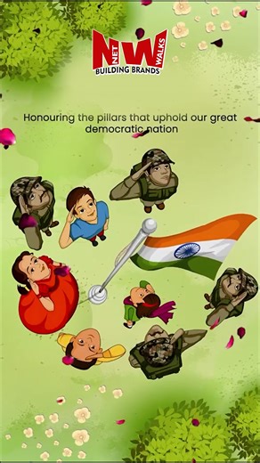 NET WALKS - Building Brands 📢 on Instagram: "Freedom in our mind, faith in our heart, pride in our soul 🇮🇳 Happy Republic Day! #RepublicDay2026 #India #UnityInDiversity ##vandemātaram"