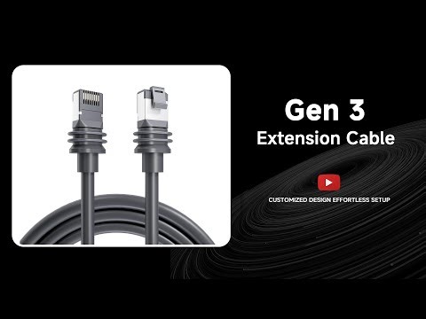 Replacement Extension Cable for Starlink Gen 3 (95FT/29M)