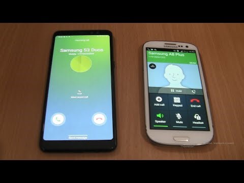 Over the Horizon Incoming call & Outgoing call at the Same Time Samsung Galaxy S3 Duos+A8 Plus