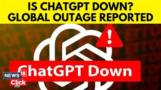 #WATCH | Global outage hits ChatGPT and OpenAI tools, disrupting user access and tasks; peak issues reported around 7:10 AM IST today. #ChatGPT #OpenAI | News18