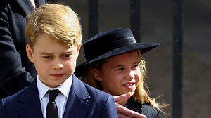 27K views · 1.9K reactions | Prince George and Princess Charlotte join senior royals as they walk behind Queen Elizabeth’s coffin. Their younger brother, Prince Louis, did not attend the state funeral. | The Royal Family Channel | Facebook