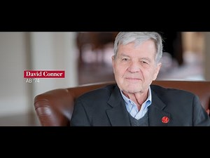 2025 Distinguished Alumni: David Conner, AB '74, Dean's Medalist
