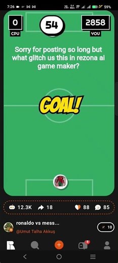 what glitch is this in rezona ai game maker? #glitch #glitches