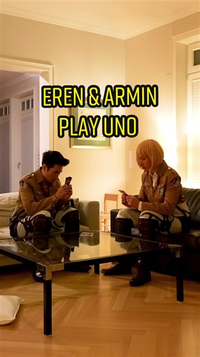 Eren and Armin Play Uno | Anime Fun with AOT Characters