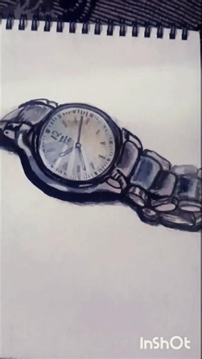 ⏱️ Realistic Watch Drawing | Time in Art | Pencil Sketch Magic