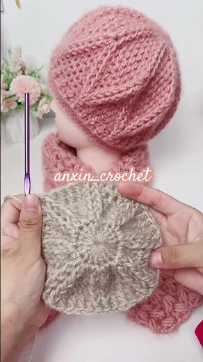 The complete beanie beret tutorial have been updated #crochet 👆