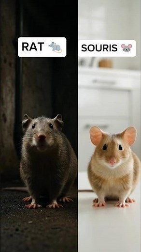 Rat vs. mouse 😳 The difference you need to know #rat #mouse #pests #animal #science