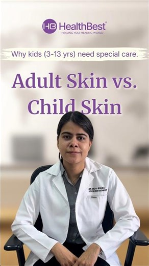 Dermatologist Warning: Stop Using Adult Skincare on Kids | Dr. Rajvi Bheda #doctorapproved #dradvice