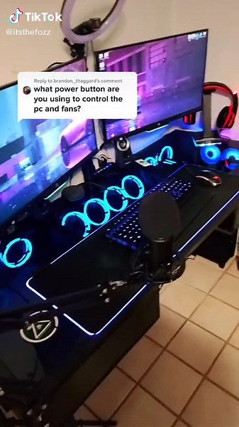 Custom DIY PC Desk with Remote Control Power Button