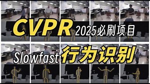 2025必刷计算机视觉项目！Slowfast行为识别实战，计算机大佬手把手教学原理推导+环境配置+源码解读！